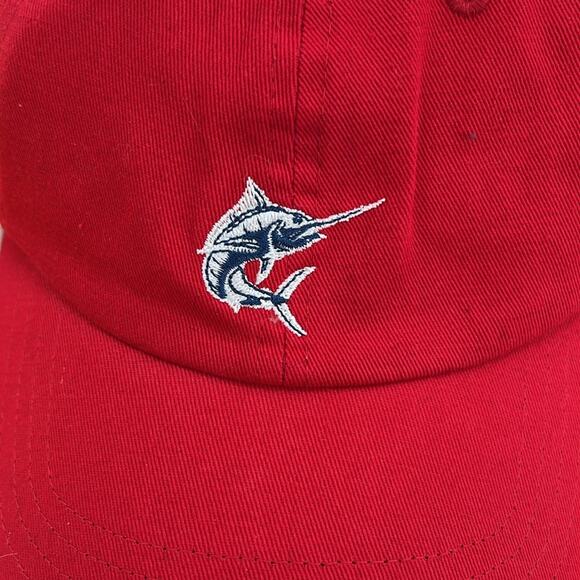 Club Room Men's Set of 2 Baseball Hats - Yellow/Red w/Marlin - One Size - NWT - Picture 2 of 8